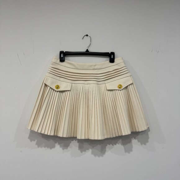 NEW Mini skirt in Ivory, Size L - Picture 6 of 15